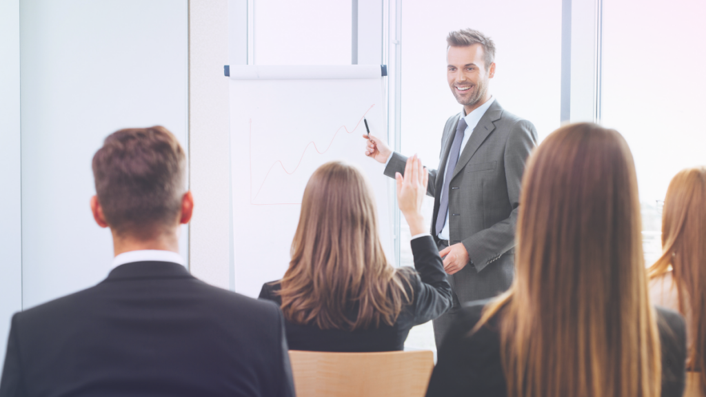 employees receiving finance training